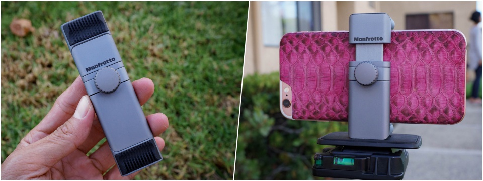 Trên tay Manfrotto TwistGrip: Kẹp điện thoại bằng nhôm, thiết kế độc đáo, làm tại Ý, giá 50$