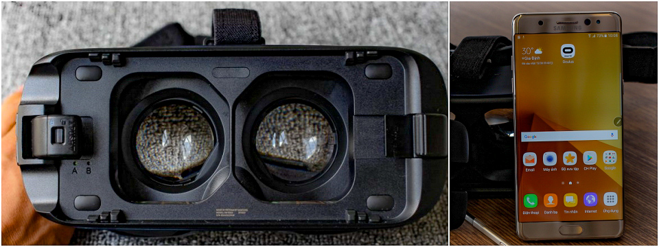 [Trên mắt] Gear VR 2016 cùng Galaxy Note 7