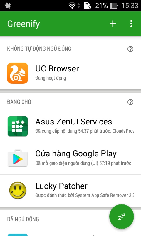 [App] [PAID] Greenify 2.9 Donate - Tiện Ích Tắt Ứng Dụng Chạy Ngầm Cho Android.
