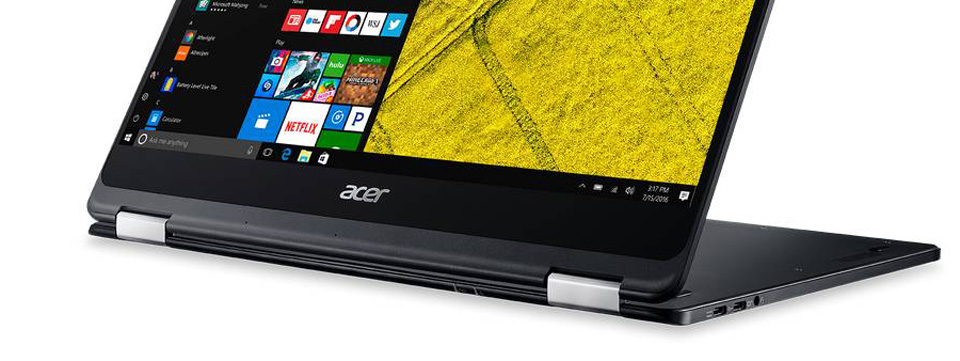 [IFA 2016] Acer Spin: màn hình gập 360 độ, nhiều tùy chọn cấu hình từ yếu tới mạnh, giá từ 249$