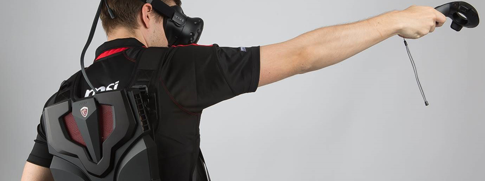 MSI chính thức ra mắt VR One - máy tính đeo lưng chơi game VR, pin 1,5 giờ, giá từ $1500