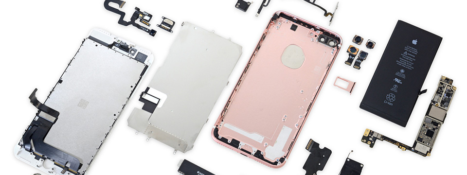 [iFixit] Bên trong iPhone 7 Plus bản thương mại: dễ mở, dễ sửa chữa, nhiều ron cao su