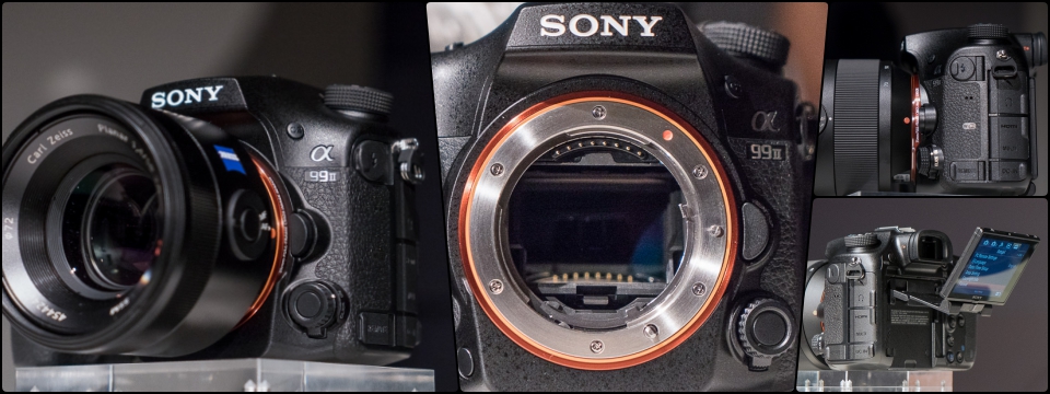 [Photokina 2016] Một số hình ảnh thực tế Sony A99 II: BSI-CMOS 42,4MP, chống rung 5 trục, quay 4K