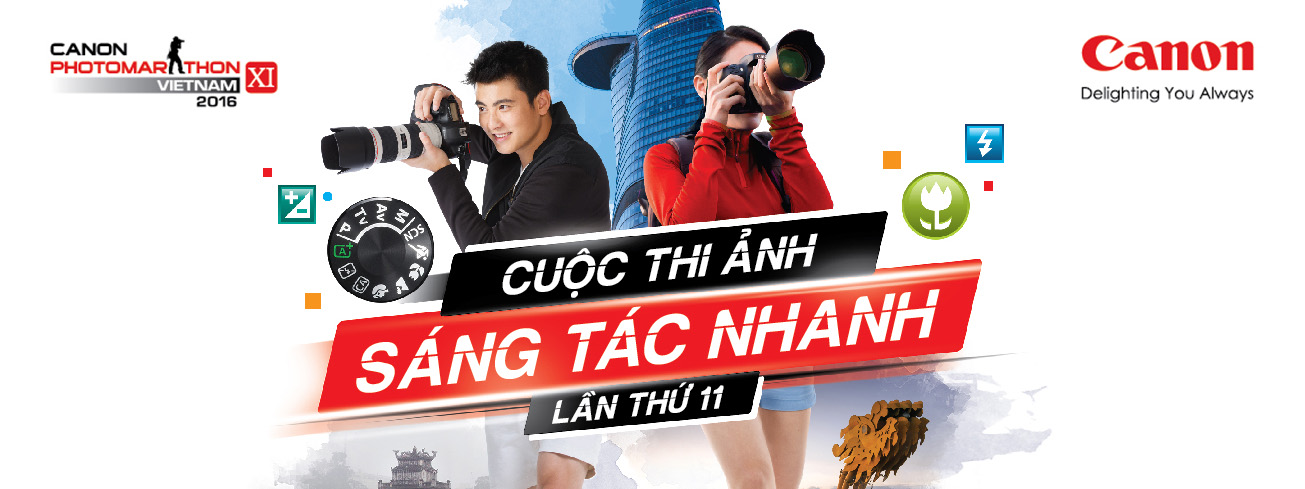 Canon Photomarathon 2016 đã khởi động tại Hà Nội, Sài Gòn và cả Đà Nẵng. Đăng ký ngay!