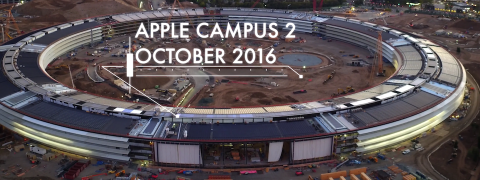 Video mới nhất về trụ sở phi thuyền của Apple, dự kiến xong vào năm tới