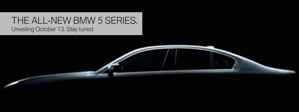 BMW 5-series hoàn toàn mới sẽ chính thức ra mắt ngày 13/10