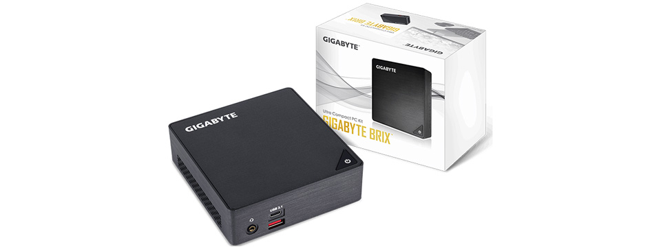 Gigabyte nâng cấp máy tính nhỏ gọn BRIX với CPU Kaby Lake, USB-C, M.2-2280 NVMe