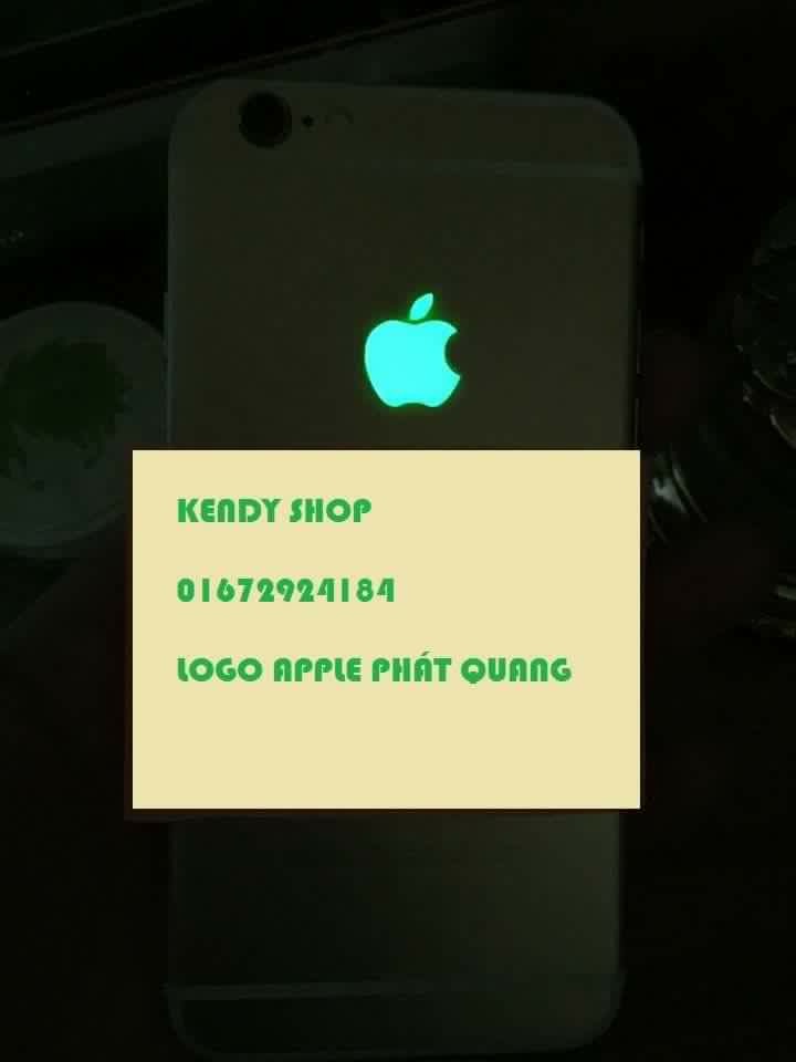 Miếng dán logo apple phản quang ở HN