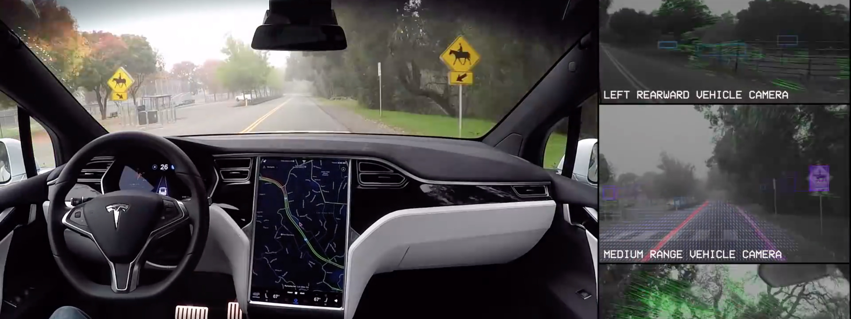 [Video] Hệ thống camera trên xe Tesla nhìn thấy những gì khi ở chế độ tự lái