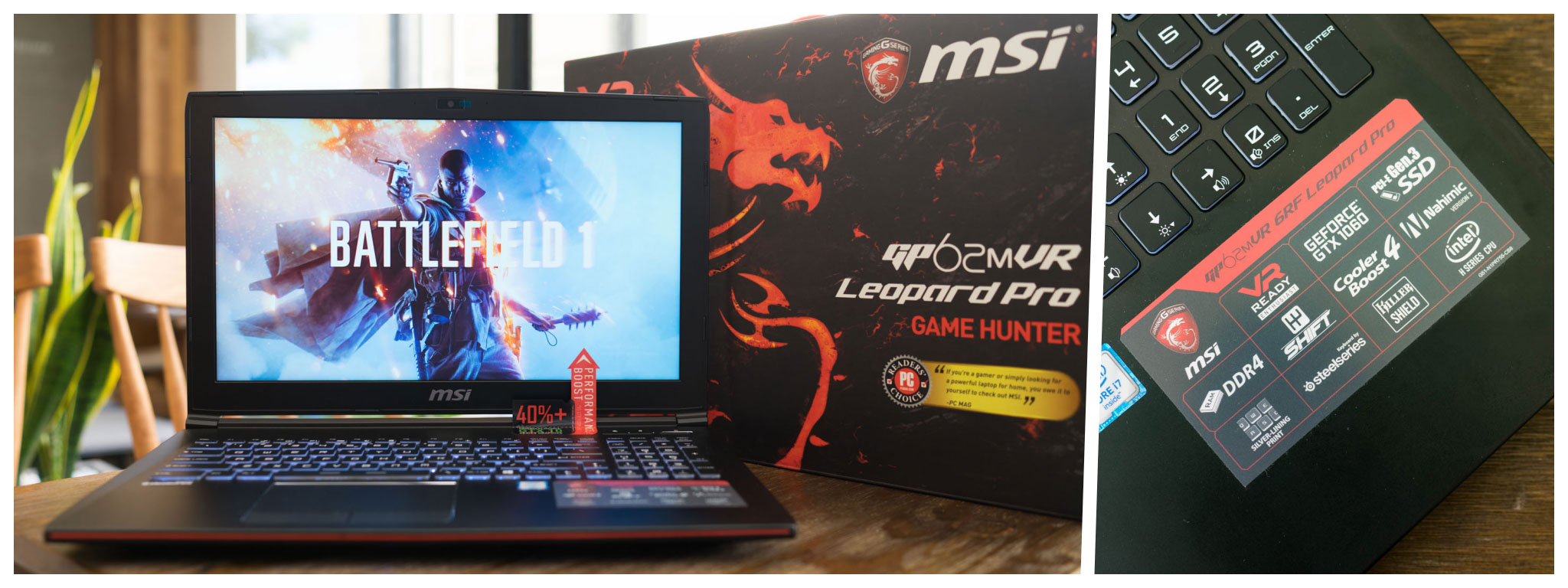 Trên tay laptop chơi game MSI GP62 MVR: Thiết kế ổn, cấu hình tốt trong tầm giá 31 triệu đồng