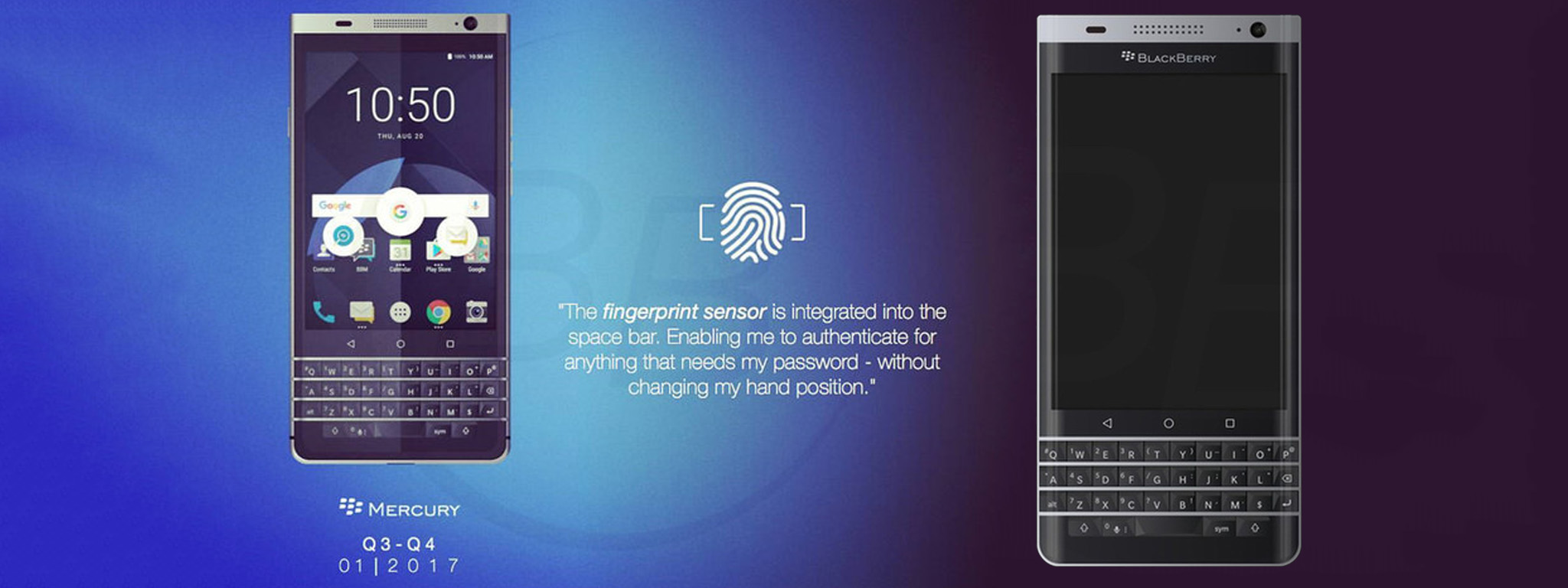 BlackBerry Mercury (DTEK70) bị lộ ảnh dựng và ảnh thực tế