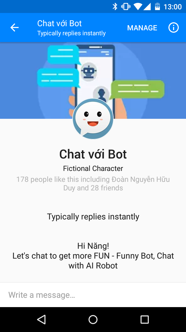 Fb Messenger Chatbot - Vui vẻ với Bot