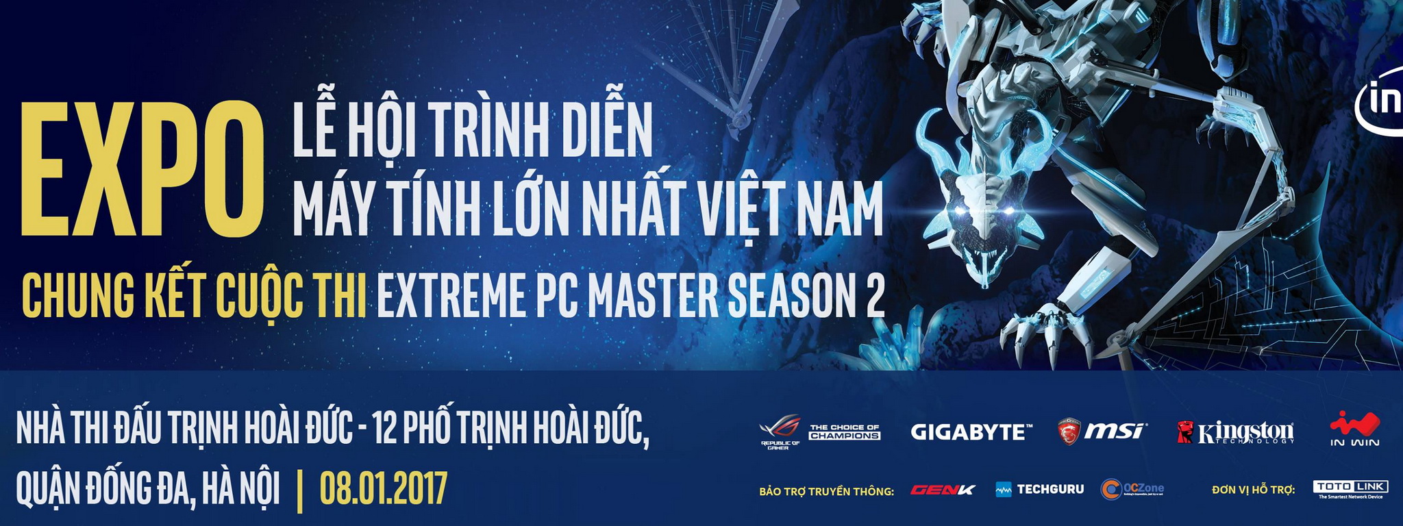 Extreme PC Master Expo 2017 – Triển lãm máy tính và độ case lớn nhất Việt Nam