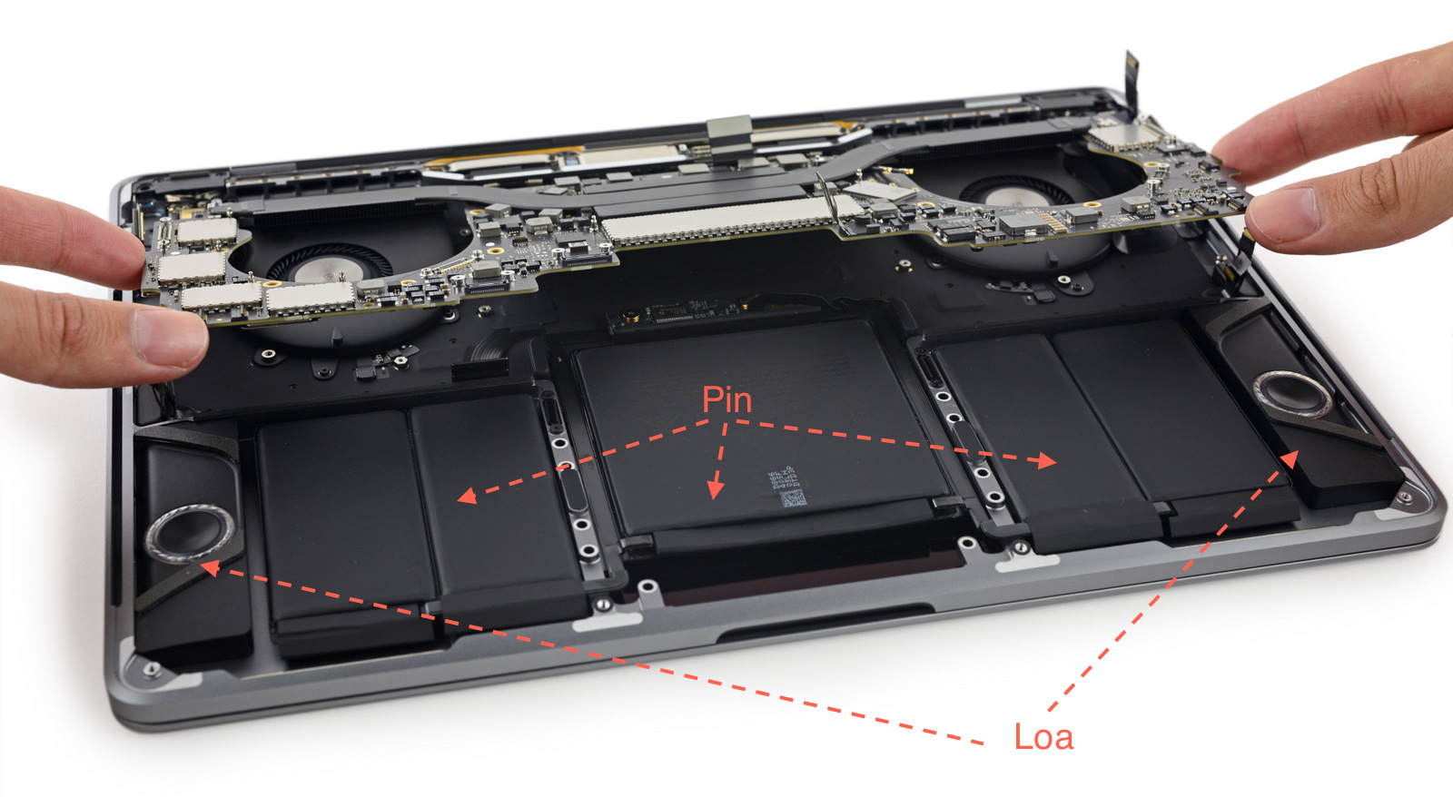 MacBook Pro 2016: hư loa, thay luôn khung máy!