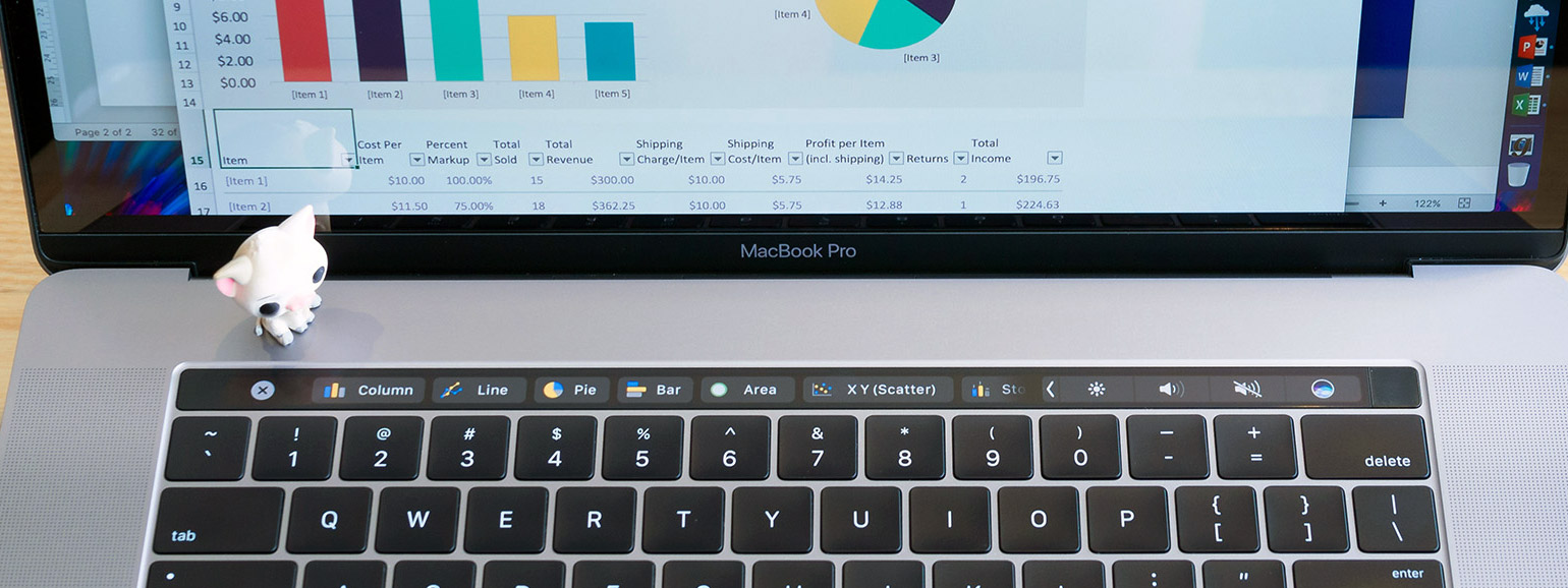 Dùng thử Microsoft Office 2016 bằng Touch Bar: dễ thấy chức năng nhưng phải cúi đầu nhiều