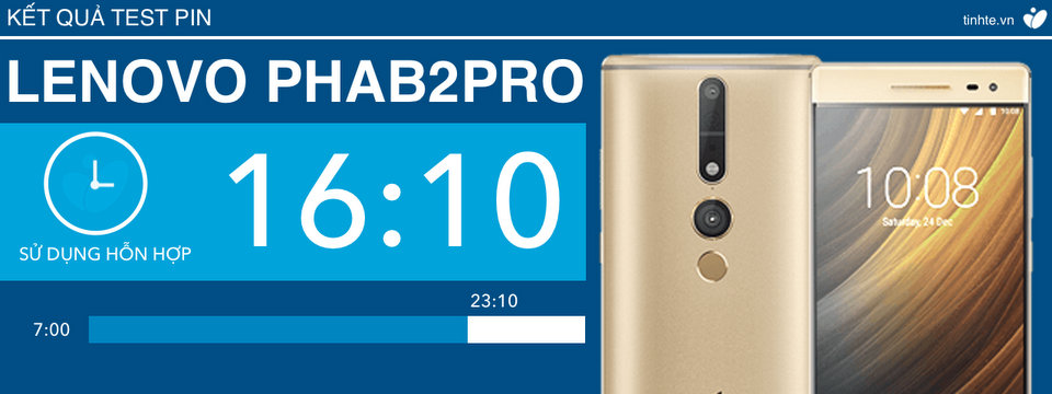 Đánh giá chi tiết thời lượng pin Lenovo Phab2 Pro - hơn 16 tiếng sử dụng hỗn hợp