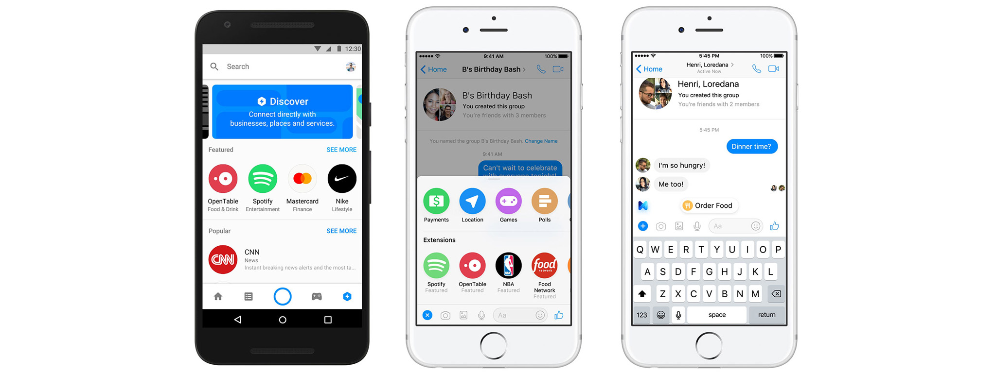 [F8] Facebook nâng cấp Messenger: có Bot Appstore, Extension, M biết gợi ý, mã QR, Game