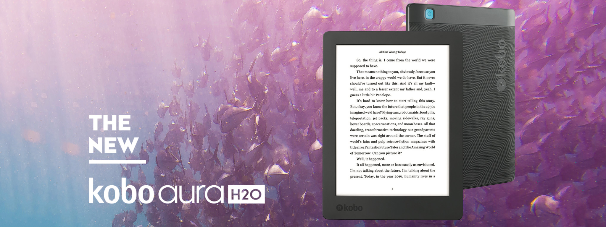 Kobo nâng cấp máy đọc sách Aura H2O: chống nước, mỏng và nhẹ hơn, bộ nhớ lớn hơn, giá vẫn 180 USD